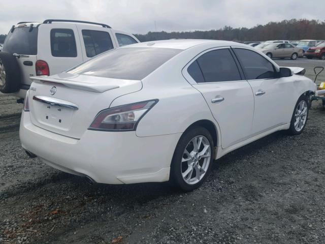 1N4AA5AP9CC804199 - 2012 NISSAN MAXIMA S WHITE photo 4