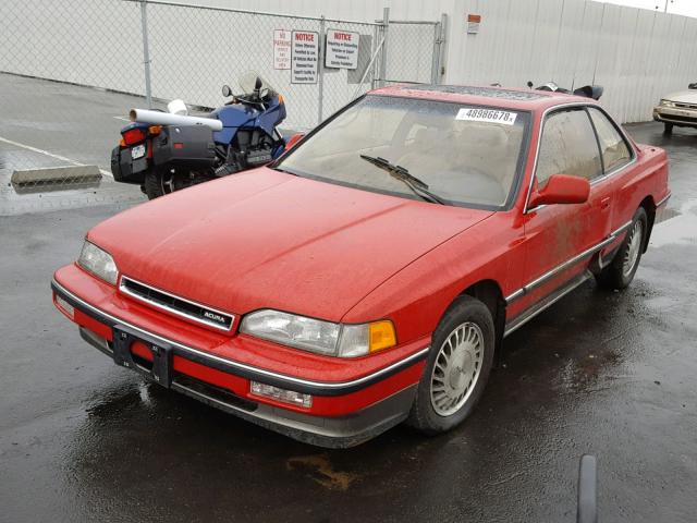 JH4KA3265LC006001 - 1990 ACURA LEGEND L RED photo 2