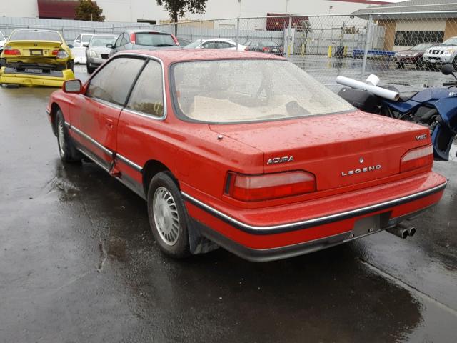 JH4KA3265LC006001 - 1990 ACURA LEGEND L RED photo 3