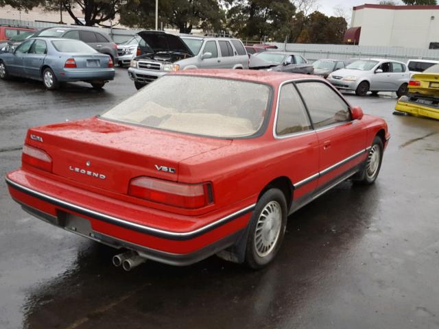 JH4KA3265LC006001 - 1990 ACURA LEGEND L RED photo 4