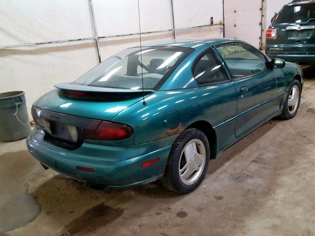 3G2JD12T8XS817018 - 1999 PONTIAC SUNFIRE GT GREEN photo 4