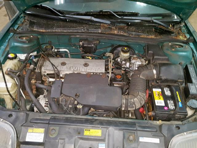 3G2JD12T8XS817018 - 1999 PONTIAC SUNFIRE GT GREEN photo 7