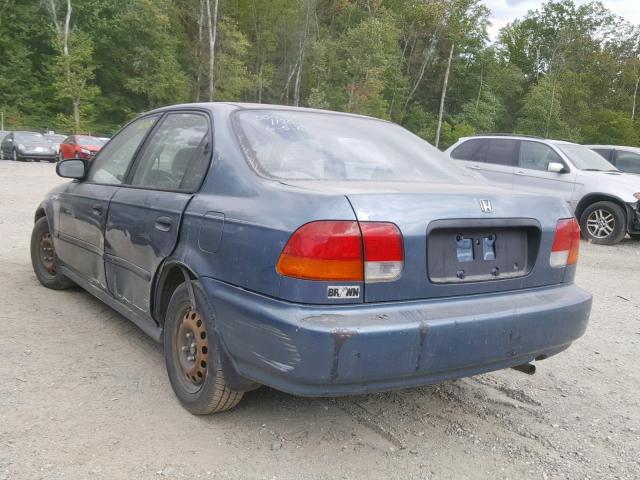 2HGEJ6620VH578117 - 1997 HONDA CIVIC DX BLUE photo 3