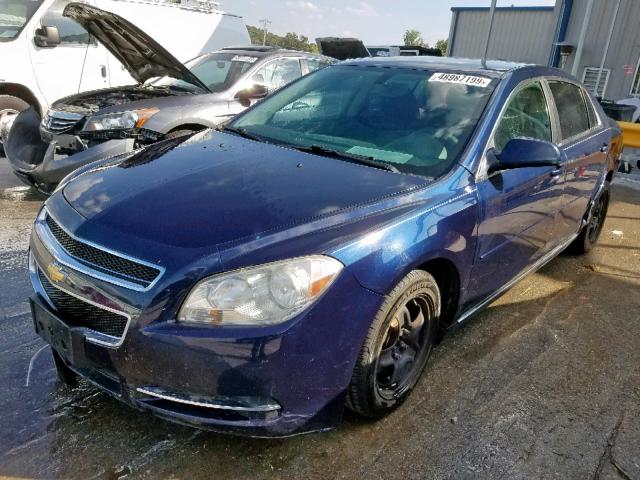 1G1ZC5EB9AF104466 - 2010 CHEVROLET MALIBU 1LT BLUE photo 2