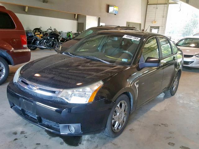 1FAHP36N79W114760 - 2009 FORD FOCUS SES BLACK photo 2