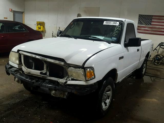 1FTYR10D68PA65892 - 2008 FORD RANGER WHITE photo 2