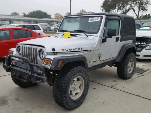 1J4FA69S13P336079 - 2003 JEEP WRANGLER / SILVER photo 2