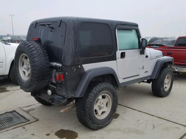 1J4FA69S13P336079 - 2003 JEEP WRANGLER / SILVER photo 4