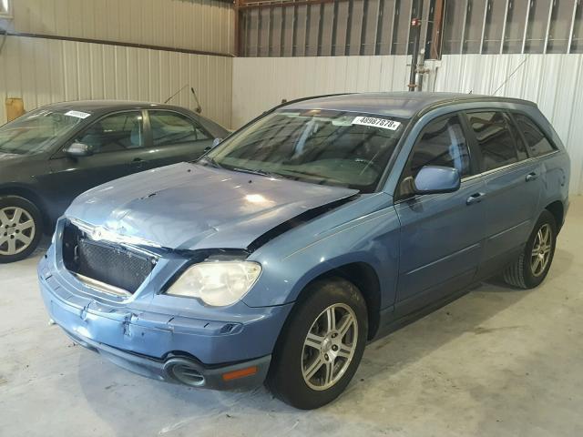 2A8GM68X67R290762 - 2007 CHRYSLER PACIFICA T BLUE photo 2