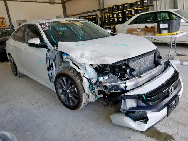 19XFC1F70KE009092 - 2019 HONDA CIVIC EXL თეთრი ფოტო 1