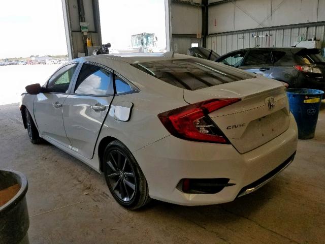 19XFC1F70KE009092 - 2019 HONDA CIVIC EXL თეთრი ფოტო 3