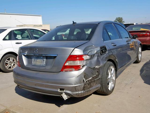 WDDGF5EB1AF492711 - 2010 MERCEDES-BENZ C 300 SILVER photo 4