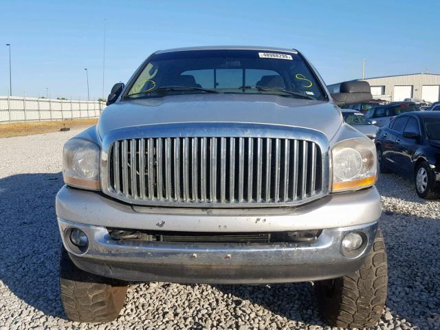 1D7KS28C76J171625 - 2006 DODGE RAM 2500 S Արծաթագույն լուսանկար 9
