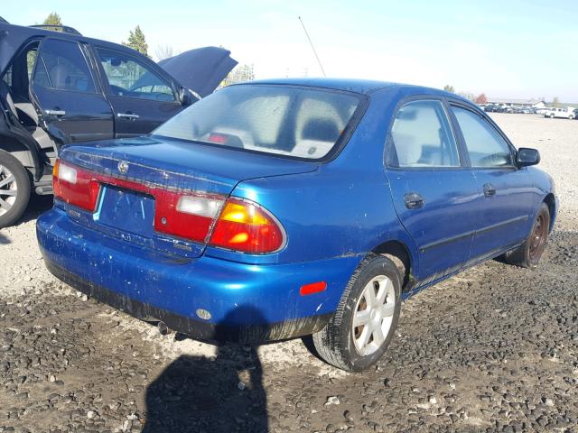 JM1BC1418V0116675 - 1997 MAZDA PROTEGE DX BLUE photo 4