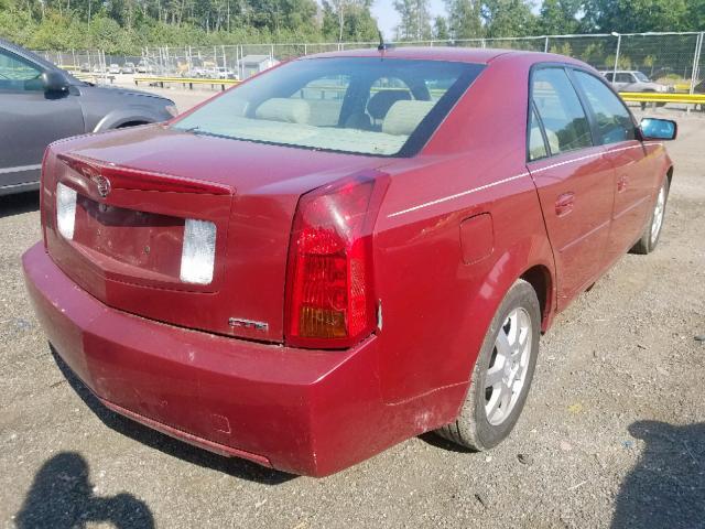 1G6DP567850173130 - 2005 CADILLAC CTS HI FEA RED photo 4