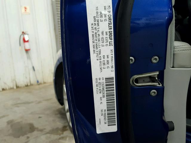 1C3CDFBA8DD301886 - 2013 DODGE DART SXT BLUE photo 10