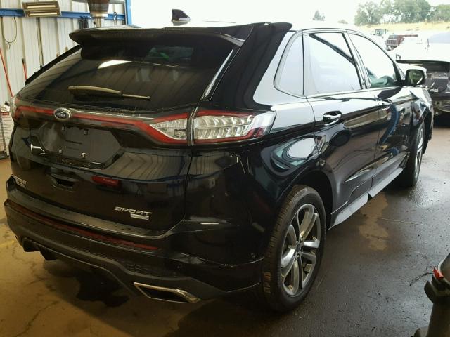 2FMPK4AP7HBC68741 - 2017 FORD EDGE SPORT BLACK photo 4