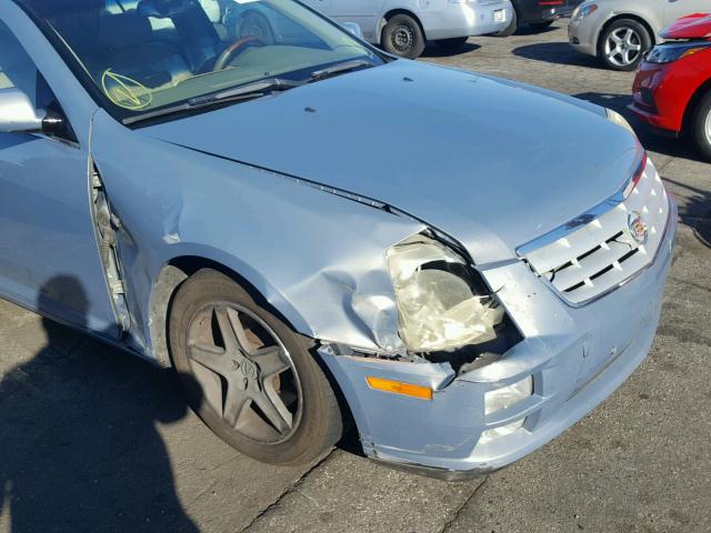 1G6DW677070175593 - 2007 CADILLAC STS BLUE photo 9