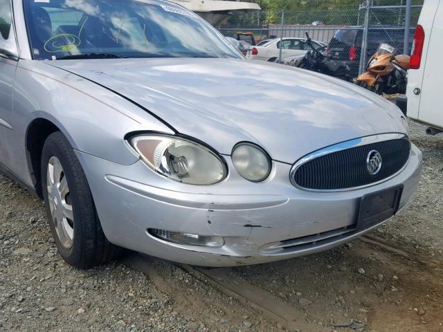 2G4WC532251198888 - 2005 BUICK LACROSSE C SILVER photo 9