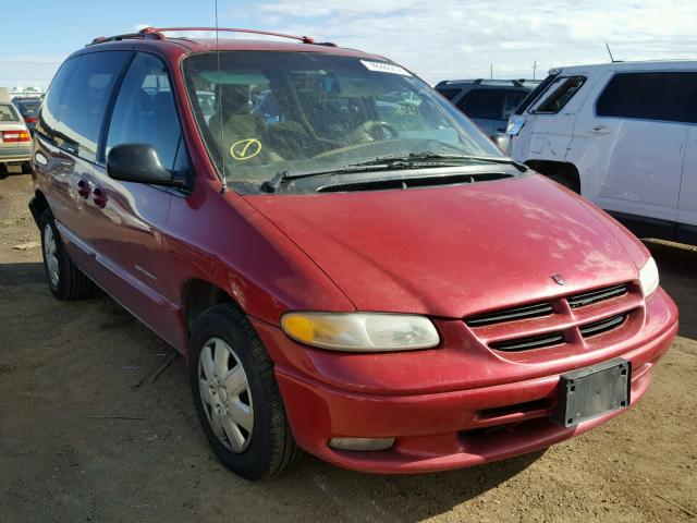 1B4GP45G0WB654675 - 1998 DODGE CARAVAN SE MAROON photo 1