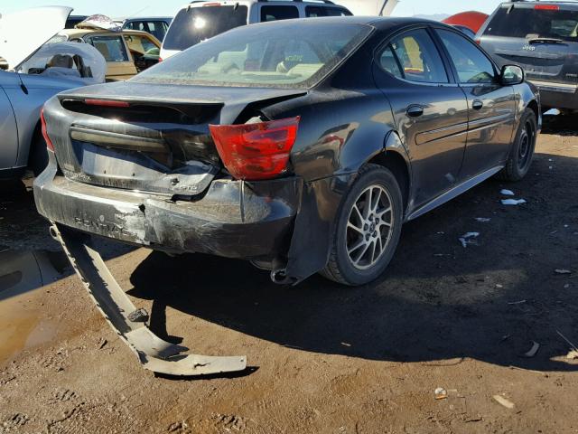 2G2WR524041148659 - 2004 PONTIAC GRAND PRIX BLACK photo 4