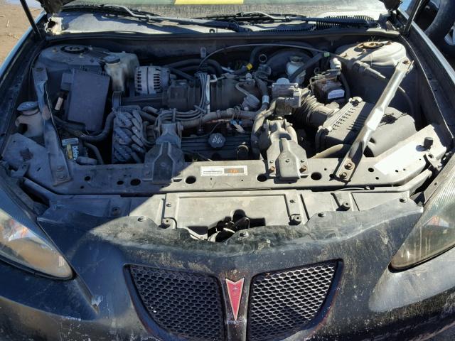 2G2WR524041148659 - 2004 PONTIAC GRAND PRIX BLACK photo 7