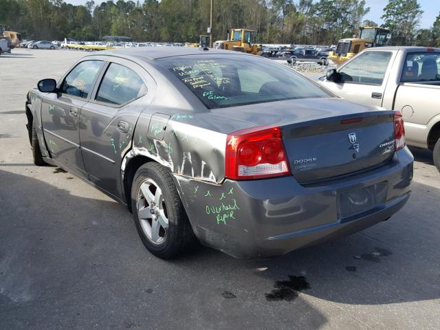 2B3CA3CV5AH168265 - 2010 DODGE CHARGER SX GRAY photo 3