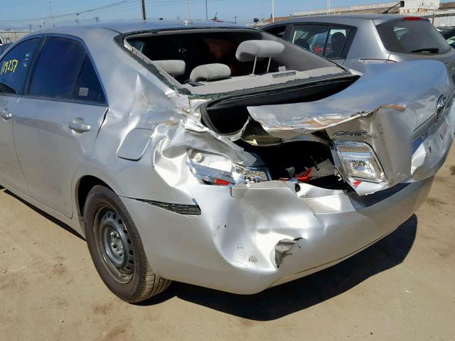 4T4BF3EKXAR086609 - 2010 TOYOTA CAMRY BASE SILVER photo 9