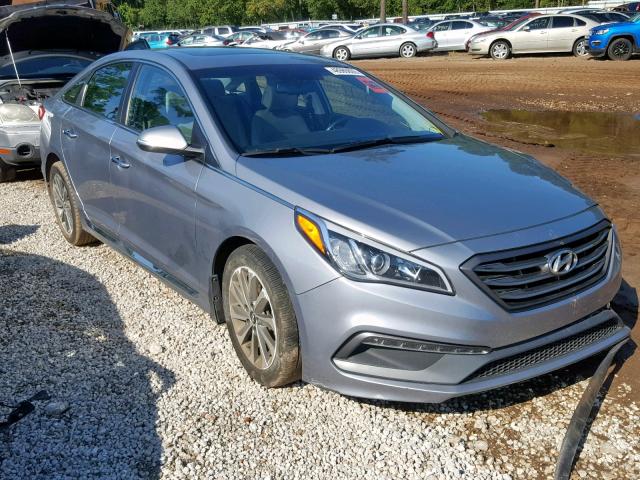 5NPE34AF6HH463749 - 2017 HYUNDAI SONATA SPO SILVER photo 1