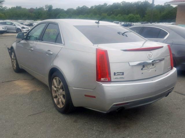 1G6DP57V680104244 - 2008 CADILLAC CTS HI FEA SILVER photo 3