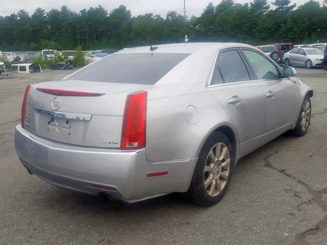 1G6DP57V680104244 - 2008 CADILLAC CTS HI FEA SILVER photo 4