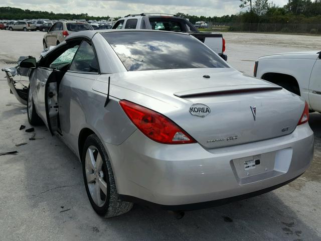 1G2ZH36N184245421 - 2008 PONTIAC G6 GT GRAY photo 3