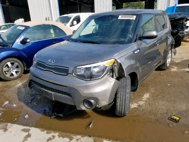 KNDJN2A25H7498815 - 2017 KIA SOUL SILVER photo 2