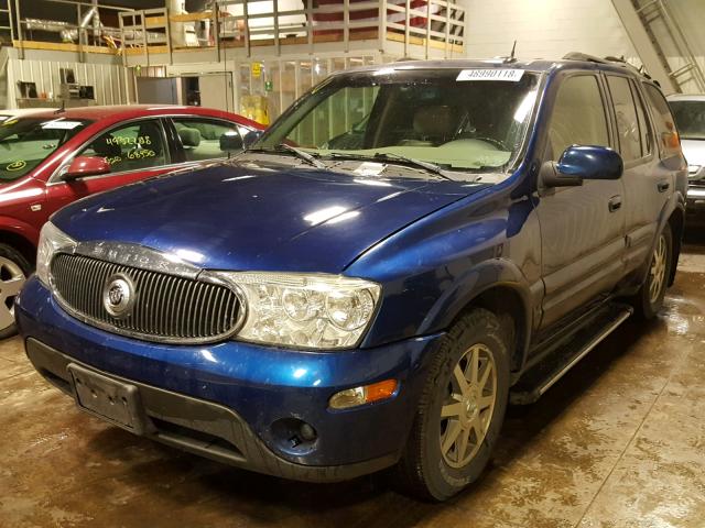 5GADT13S542264354 - 2004 BUICK RAINIER CX BLUE photo 2