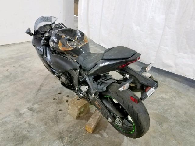 JKBZXJH11KA001702 - 2019 KAWASAKI ZX636 K BLACK photo 3