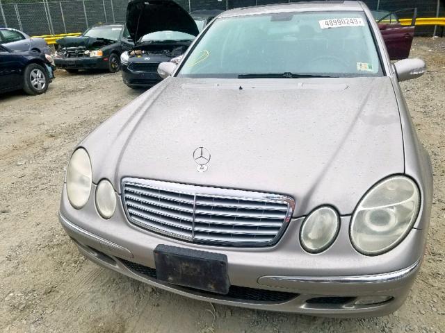 WDBUF65J65A641691 - 2005 MERCEDES-BENZ E 320 SILVER photo 9