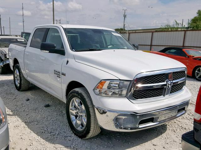 1C6RR7LT7KS524711 - 2019 RAM 1500 CLASS WHITE photo 1