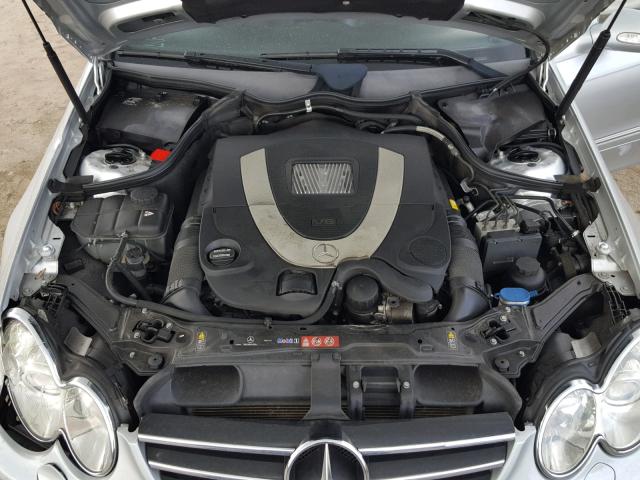 WDBTK72F39T105594 - 2009 MERCEDES-BENZ CLK 550 SILVER photo 7