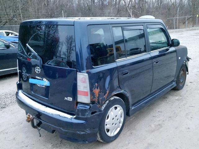 JTLKT324764054614 - 2006 TOYOTA SCION XB Көк фото 4