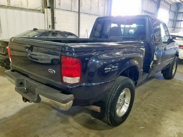 1FTZR15V8YPC02112 - 2000 FORD RANGER SUP BLUE photo 4