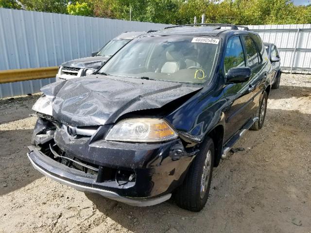 2HNYD18805H515682 - 2005 ACURA MDX TOURIN BLACK photo 2