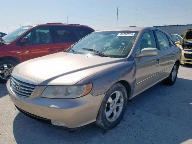 KMHFC46F57A184436 - 2007 HYUNDAI AZERA SE GOLD photo 2