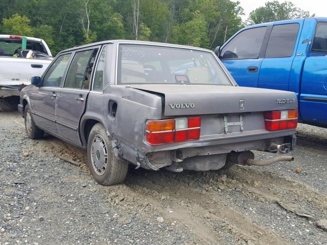 YV1FX8846J2246160 - 1988 VOLVO 740 GLE GRAY photo 3