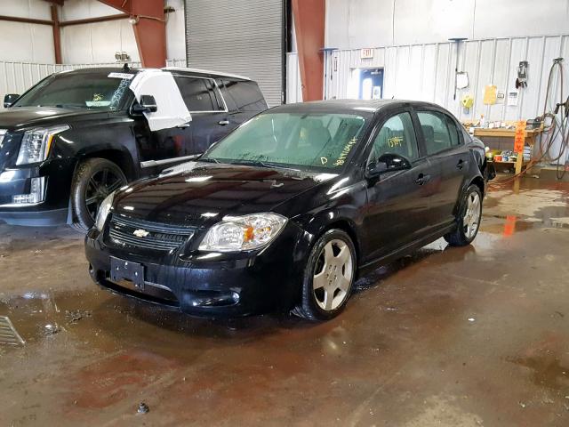 1G1AF5F51A7216119 - 2010 CHEVROLET COBALT 2LT BLACK photo 2