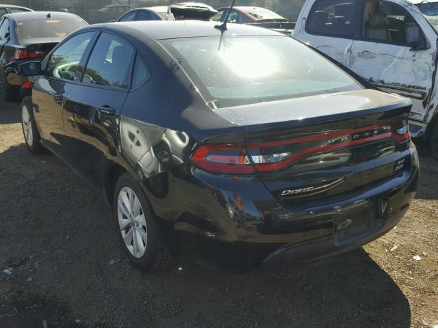 1C3CDFBB8ED904170 - 2014 DODGE DART SXT BLACK photo 3