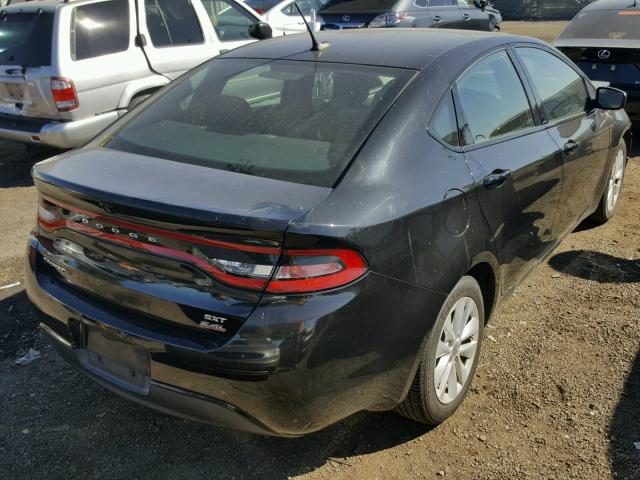 1C3CDFBB8ED904170 - 2014 DODGE DART SXT BLACK photo 4