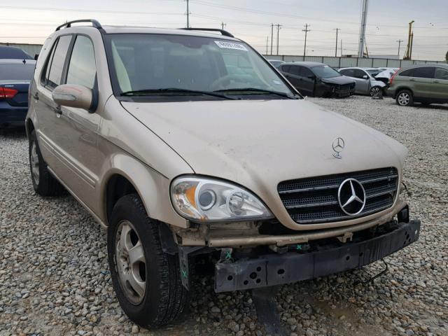 4JGAB54E13A384768 - 2003 MERCEDES-BENZ ML 320 BEIGE photo 1