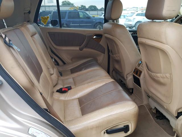 4JGAB54E13A384768 - 2003 MERCEDES-BENZ ML 320 BEIGE photo 6