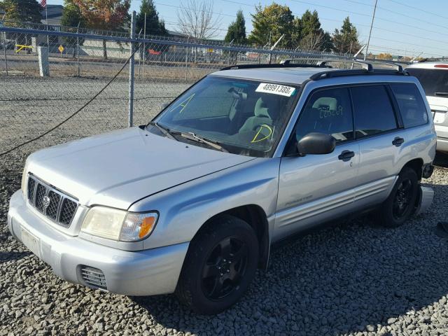 JF1SF65682H746696 - 2002 SUBARU FORESTER S 蓝色 照片 2