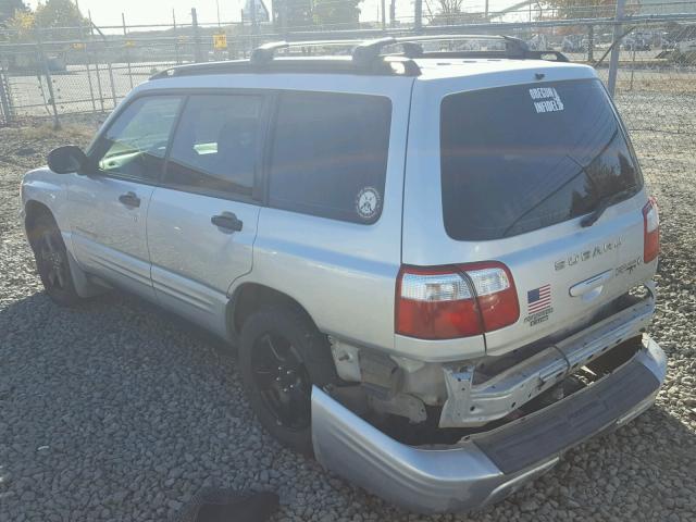 JF1SF65682H746696 - 2002 SUBARU FORESTER S 蓝色 照片 3